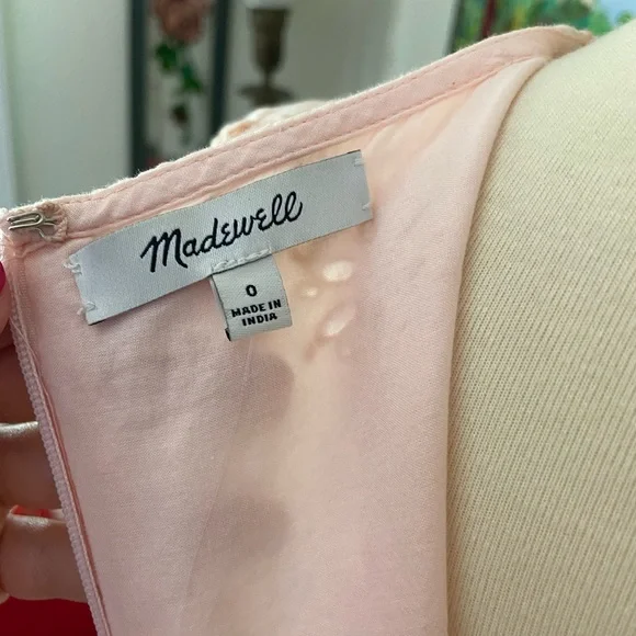 NWT Madewell Scalloped Eyelet Midi Dress - Picture 11 of 12